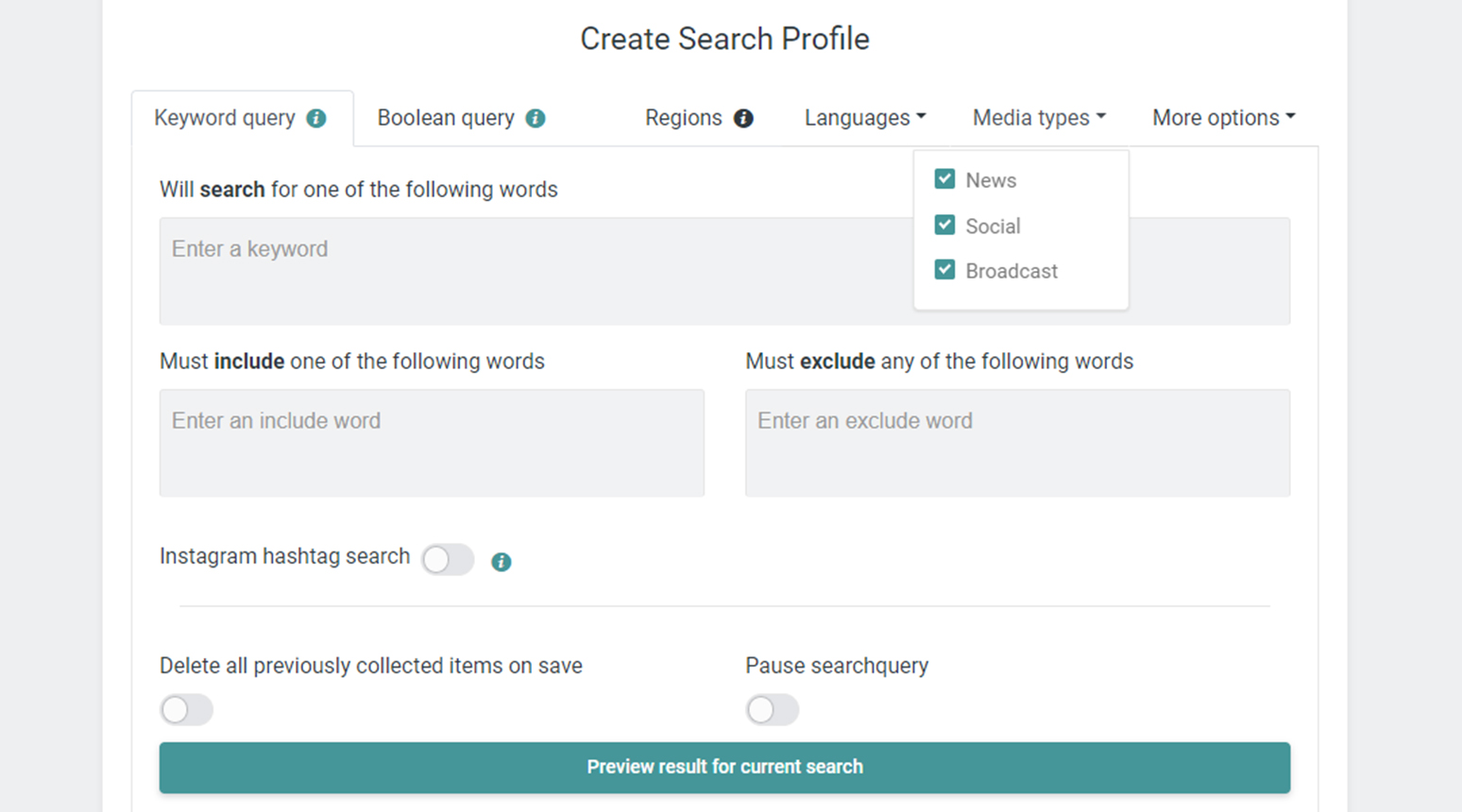 PR Solutions - Social listening and media monitoring